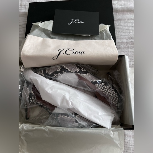 JCrew colette Pump in Snake 7US New - Picture 3 of 7